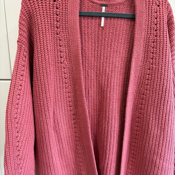 Free People Pink Knit Cardigan - Picture 6 of 10